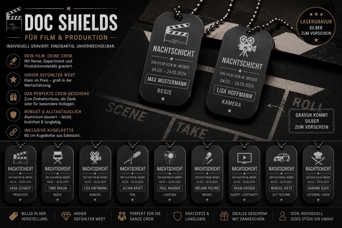 Dog Shields – Crew Dog Tags