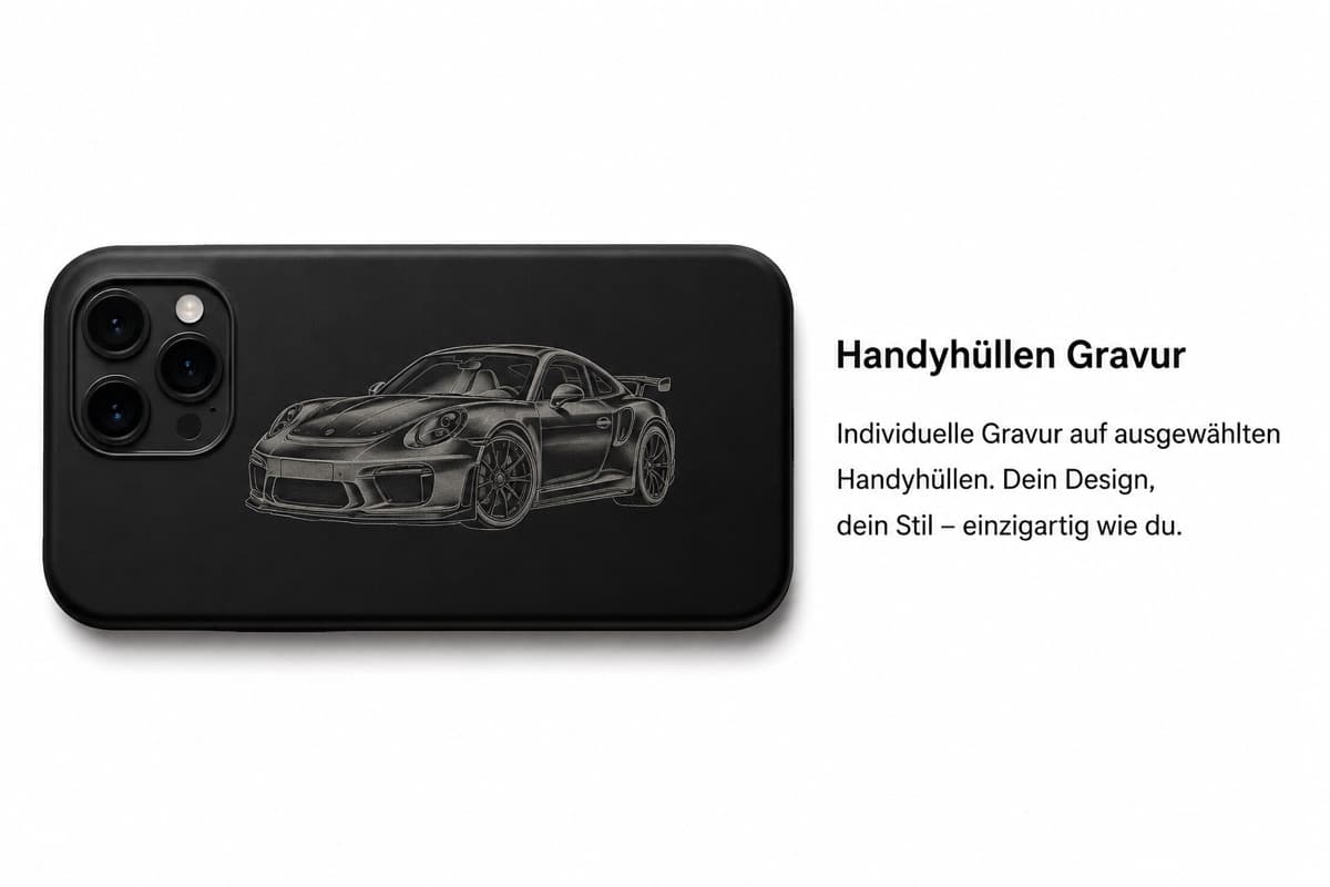 Handyhülle mit Gravur